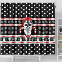 Skull Creepmas Christmas Yall Christmas Shower Curtain Xmas Holiday Patterns - Wonder Print Shop