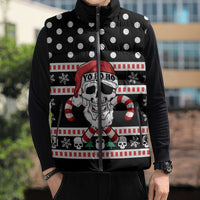 Skull Creepmas Christmas Yall Christmas Sleeveless Puffer Jacket Xmas Holiday Patterns - Wonder Print Shop