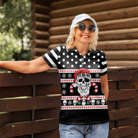 Skull Creepmas Christmas Yall Christmas Women Polo Shirt Xmas Holiday Patterns - Wonder Print Shop