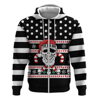 Skull Creepmas Christmas Yall Christmas Zip Hoodie Xmas Holiday Patterns - Wonder Print Shop