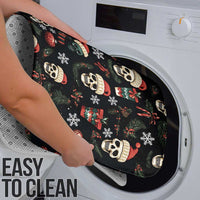 Skull Face Christmas Bathroom Set Xmas Holiday Patterns - Wonder Print Shop