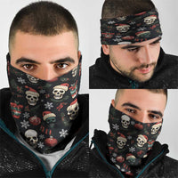 Skull Face Christmas Neck Gaiter Xmas Holiday Patterns - Wonder Print Shop