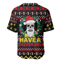 Skull Have A Rad Christmas Baseball Jersey Xmas Holiday Patterns - Wonder Print Shop