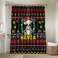 Skull Have A Rad Christmas Bathroom Set Xmas Holiday Patterns - Wonder Print Shop