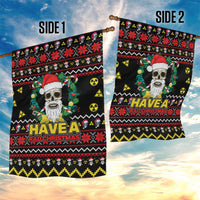 Skull Have A Rad Christmas Garden Flag Xmas Holiday Patterns - Wonder Print Shop