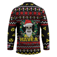 Skull Have A Rad Christmas Hockey Jersey Xmas Holiday Patterns - Wonder Print Shop