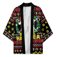 Skull Have A Rad Christmas Kimono Xmas Holiday Patterns - Wonder Print Shop