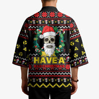 Skull Have A Rad Christmas Kimono Xmas Holiday Patterns - Wonder Print Shop