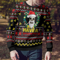 Skull Have A Rad Christmas Ugly Christmas Sweater Xmas Holiday Patterns - Wonder Print Shop
