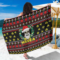 Skull Have A Rad Christmas Sarong Xmas Holiday Patterns - Wonder Print Shop