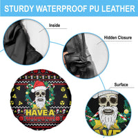 Skull Have A Rad Christmas Spare Tire Cover Xmas Holiday Patterns - Wonder Print Shop