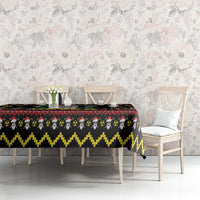 Skull Have A Rad Christmas Tablecloth Xmas Holiday Patterns - Wonder Print Shop