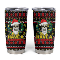 Skull Have A Rad Christmas Tumbler Cup Xmas Holiday Patterns - Wonder Print Shop