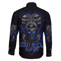 Skull Butterfly Demon - Zero Fck Given Family Matching Tank Maxi Dress and Hawaiian Shirt - Wonder Print Shop