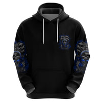 Skull Butterfly Demon - Zero Fck Given Hoodie - Wonder Print Shop