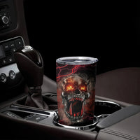 I'm Never Alone Skull Demon Tumbler Cup - Wonder Print Shop