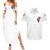 You Inspire My Inner Serial K Skull Rose Couples Matching Summer Maxi Dress and Hawaiian Shirt - Wonder Print Shop