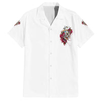 You Inspire My Inner Serial K Skull Rose Family Matching Long Sleeve Bodycon Dress and Hawaiian Shirt - Wonder Print Shop