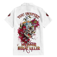You Inspire My Inner Serial K Skull Rose Family Matching Mermaid Dress and Hawaiian Shirt - Wonder Print Shop