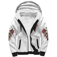 You Inspire My Inner Serial K Skull Rose Sherpa Hoodie - Wonder Print Shop