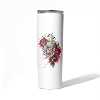 You Inspire My Inner Serial K Skull Rose Skinny Tumbler - Wonder Print Shop