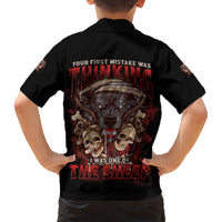 Your First Mistake Was Thingking Kid Hawaiian Shirt - Wonder Print Shop