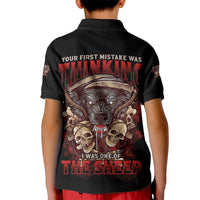 Your First Mistake Was Thingking Kid Polo Shirt - Wonder Print Shop