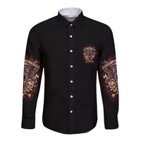 Your First Mistake Was Thingking Long Sleeve Button Shirt - Wonder Print Shop