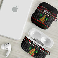 Vegan Christmas AirPods Case with Tis the Season to Go Vegan Quote and Vegetable Tree - Wonder Print Shop