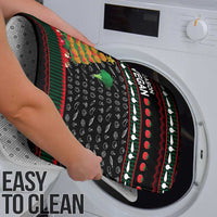 Vegan Christmas Bathroom Set with Tis the Season to Go Vegan Quote and Vegetable Tree - Wonder Print Shop