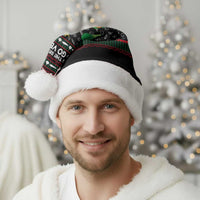 Vegan Christmas Santa Hat with Tis the Season to Go Vegan Quote and Vegetable Tree - Wonder Print Shop