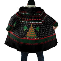 Vegan Christmas Cloak with Tis the Season to Go Vegan Quote and Vegetable Tree - Wonder Print Shop