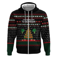 Vegan Christmas Hoodie with Tis the Season to Go Vegan Quote and Vegetable Tree - Wonder Print Shop