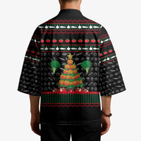 Vegan Christmas Kimono with Tis the Season to Go Vegan Quote and Vegetable Tree - Wonder Print Shop