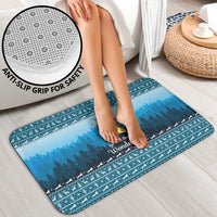 German Shepherd Christmas Bathroom Set with Walking in a Wonderland Quote and Santa Forest - Wonder Print Shop