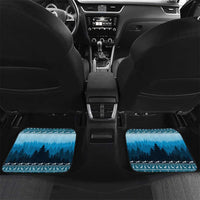 German Shepherd Christmas Car Mats with Walking in a Wonderland Quote and Santa Forest - Wonder Print Shop