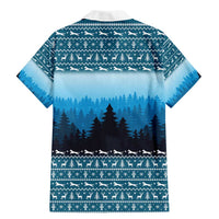 German Shepherd Christmas Family Matching Mermaid Dress and Hawaiian Shirt with Walking in a Wonderland Quote and Santa Forest - Wonder Print Shop