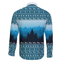 German Shepherd Christmas Family Matching Puletasi and Hawaiian Shirt with Walking in a Wonderland Quote and Santa Forest - Wonder Print Shop