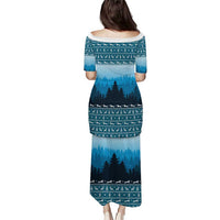 German Shepherd Christmas Puletasi with Walking in a Wonderland Quote and Santa Forest - Wonder Print Shop