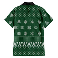 Funny Whiskey Christmas Family Matching Off The Shoulder Long Sleeve Dress and Hawaiian Shirt with Santa Holding Mug and We Whiskey You a Merry Christmas Quote - Wonder Print Shop