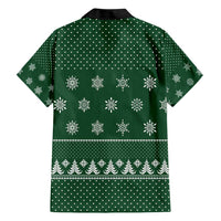 Funny Whiskey Christmas Family Matching Short Sleeve Bodycon Dress and Hawaiian Shirt with Santa Holding Mug and We Whiskey You a Merry Christmas Quote - Wonder Print Shop