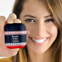 Sweater Weather Christmas AirPods Case with Better Together Quote and Reindeer Snowflake - Wonder Print Shop
