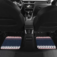 Sweater Weather Christmas Car Mats with Better Together Quote and Reindeer Snowflake - Wonder Print Shop