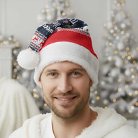 Sweater Weather Christmas Santa Hat with Better Together Quote and Reindeer Snowflake - Wonder Print Shop