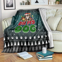 Chihuahua Oh My Dog Christmas Blanket Xmas Holiday Patterns - Wonder Print Shop