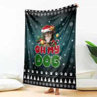 Chihuahua Oh My Dog Christmas Blanket Xmas Holiday Patterns - Wonder Print Shop