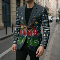 Chihuahua Oh My Dog Christmas Blazer Xmas Holiday Patterns - Wonder Print Shop