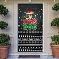 Chihuahua Oh My Dog Christmas Door Cover Xmas Holiday Patterns - Wonder Print Shop