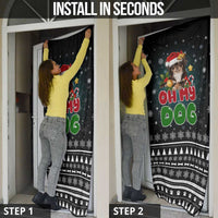 Chihuahua Oh My Dog Christmas Door Cover Xmas Holiday Patterns - Wonder Print Shop