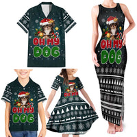 Chihuahua Oh My Dog Christmas Family Matching Tank Maxi Dress and Hawaiian Shirt Xmas Holiday Patterns - Wonder Print Shop